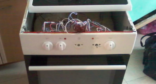 Ремонт керамической электроплиты. Южно-Сахалинск