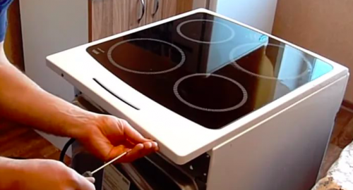 Ремонт сенсорной электроплиты. Южно-Сахалинск